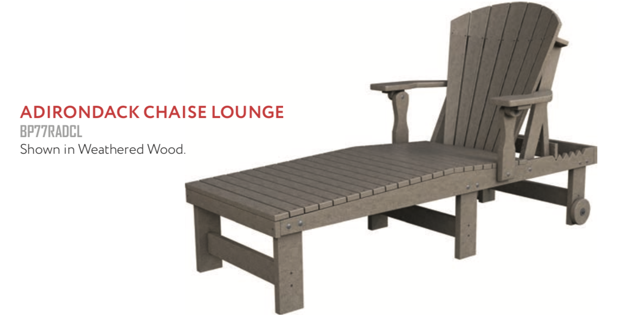 Adirondack Chaise Lounge   Adirondack Chaise Lounge 